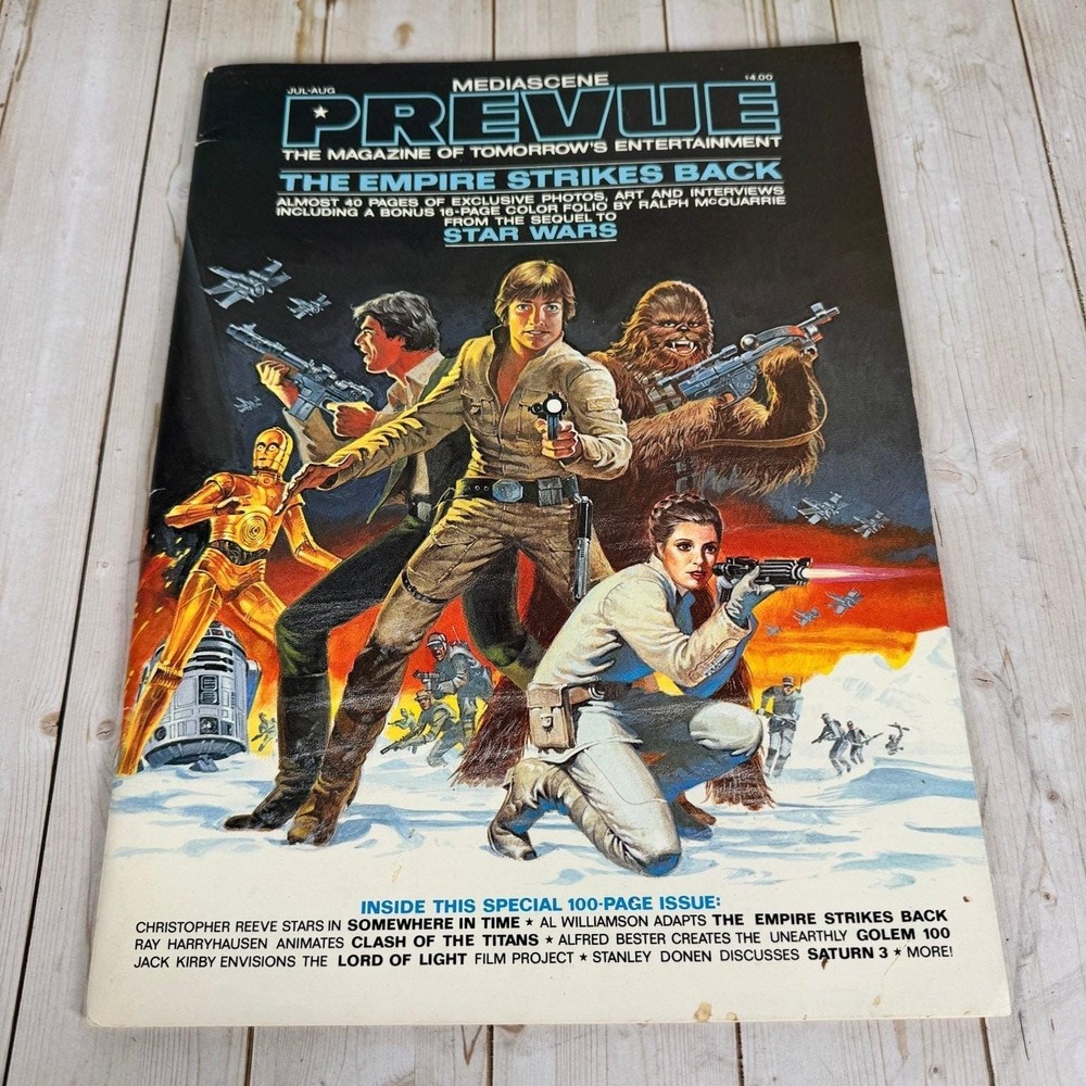 Mediascene Prevue 41 Empire Strikes Back Steranko Ralph McQuarrie 1980 Magazine